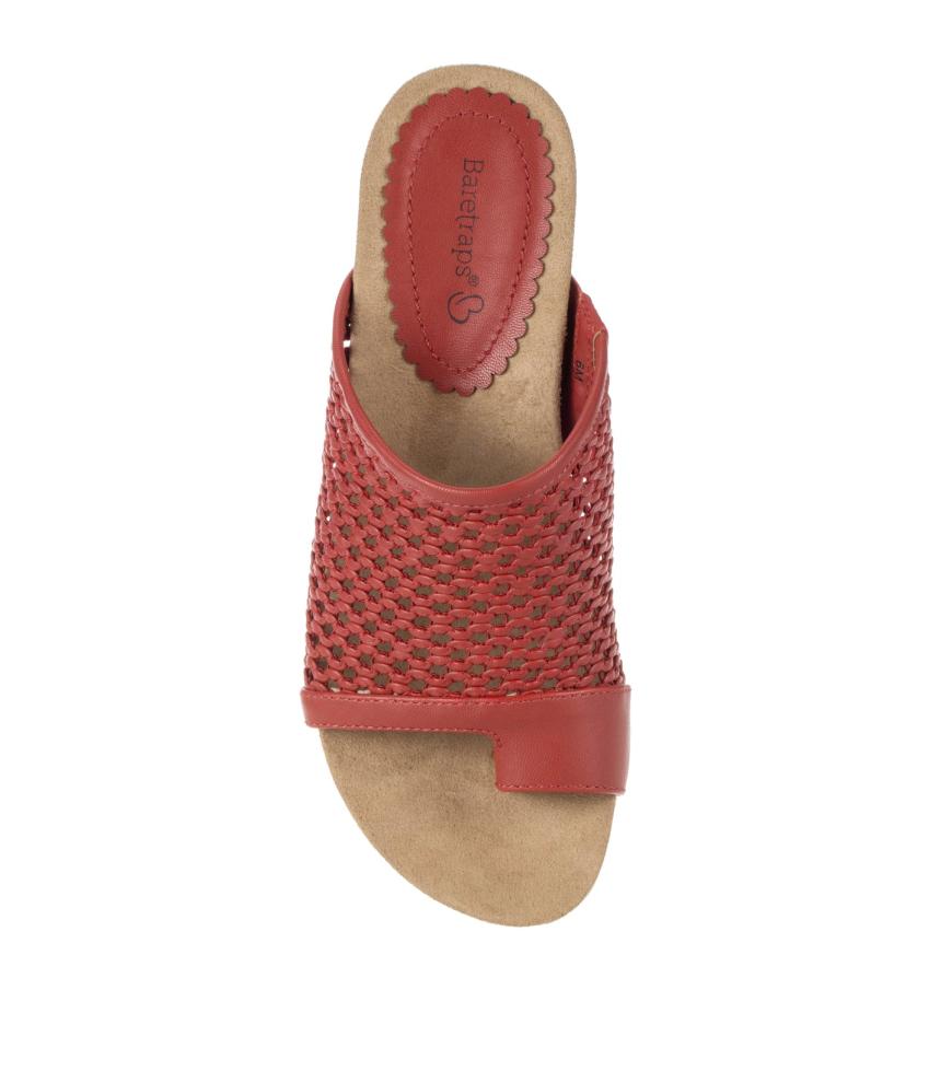 Baretraps Wedge Sandals | Women Faye Wedge Sandal Cherry Red