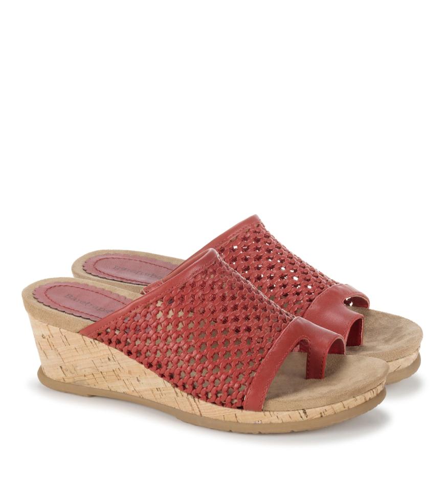 Baretraps Wedge Sandals | Women Faye Wedge Sandal Cherry Red