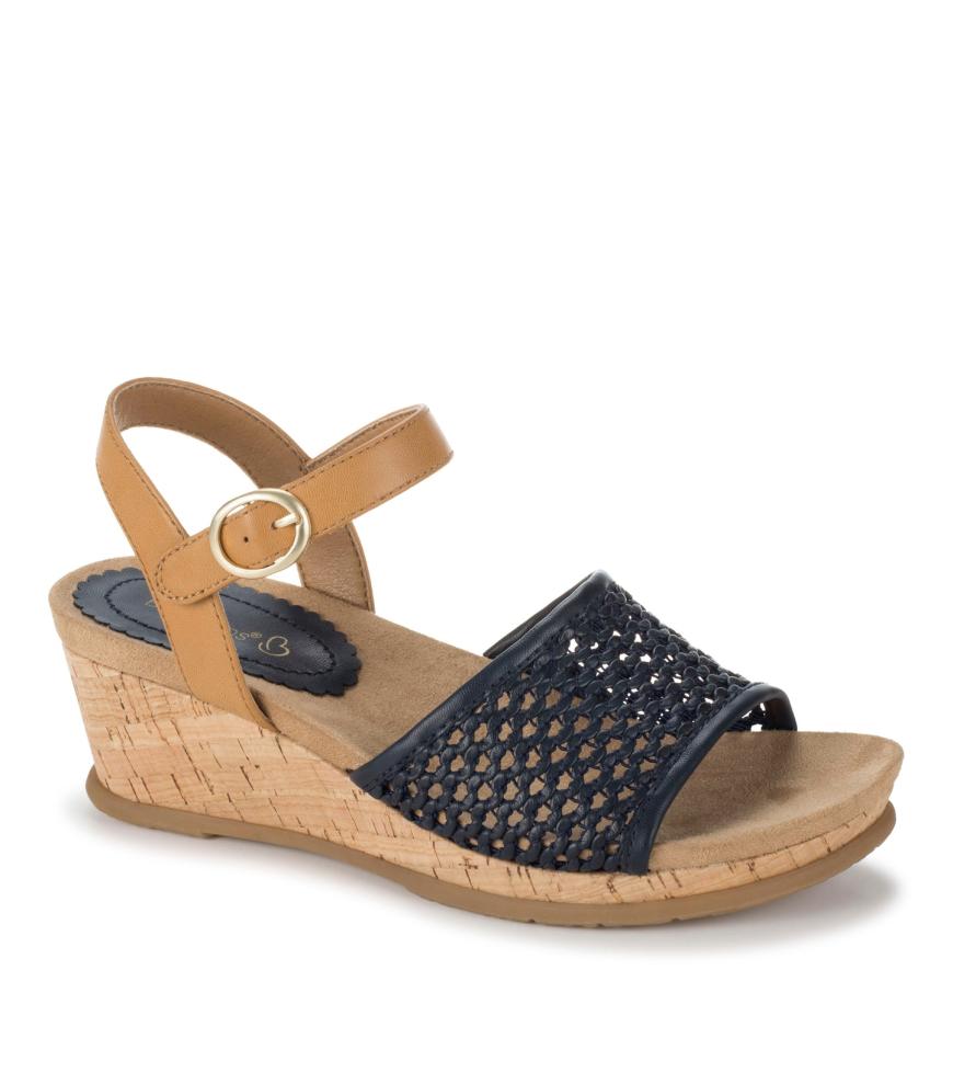 Baretraps Wedge Sandals | Women Fernelle Wedge Sandal Navy Blue