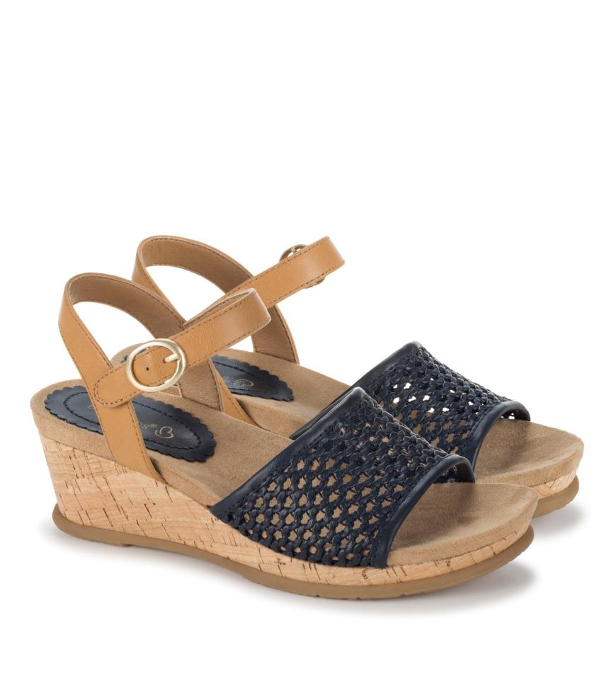 Baretraps Wedge Sandals | Women Fernelle Wedge Sandal Navy Blue