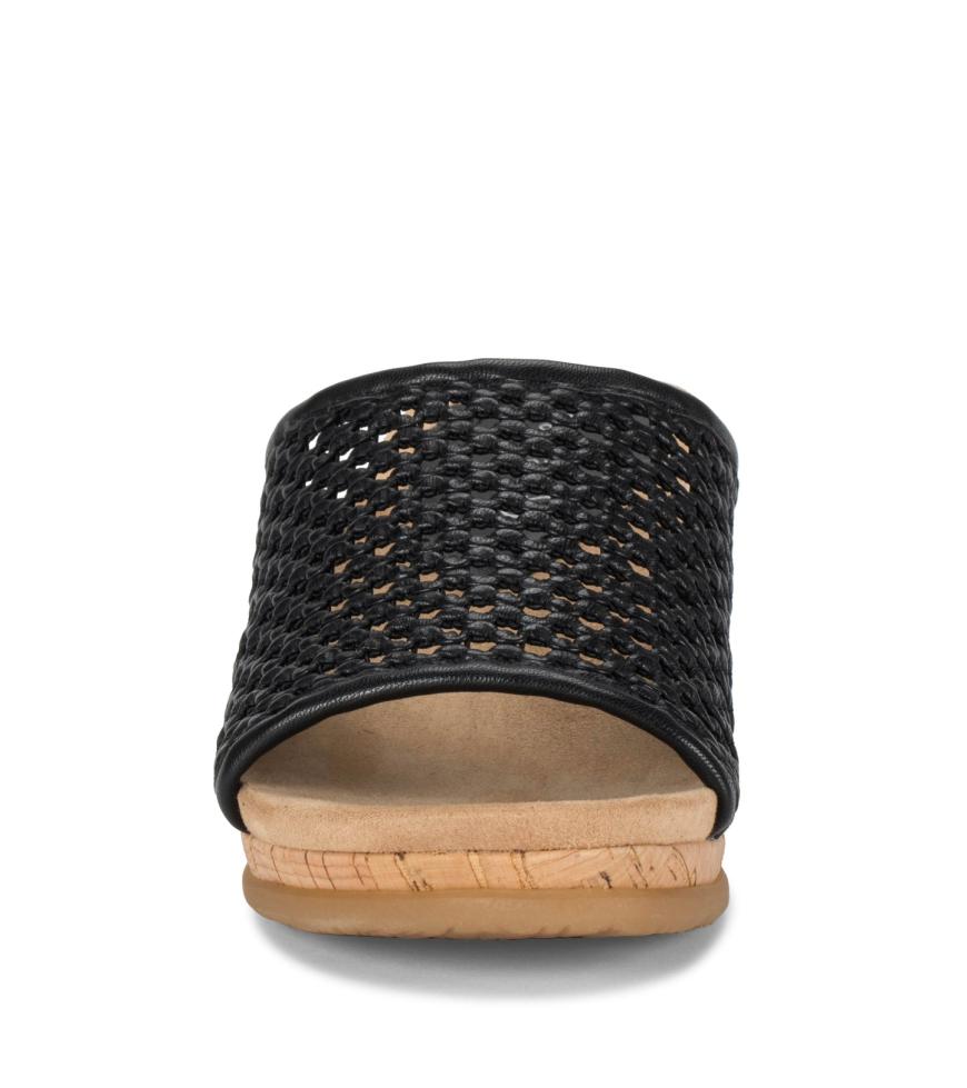 Baretraps Wedge Sandals | Women Flossey Wedge Slide Sandal Black