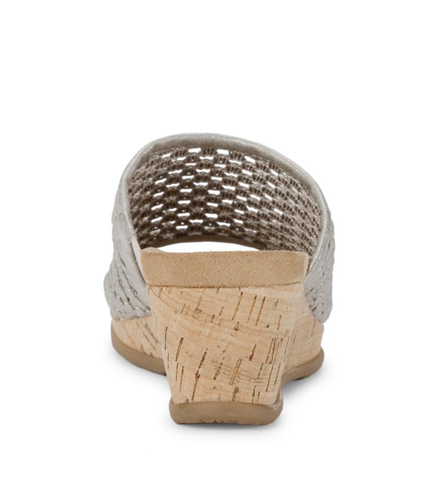 Baretraps Wedge Sandals | Women Flossey Wedge Slide Sandal Champagne