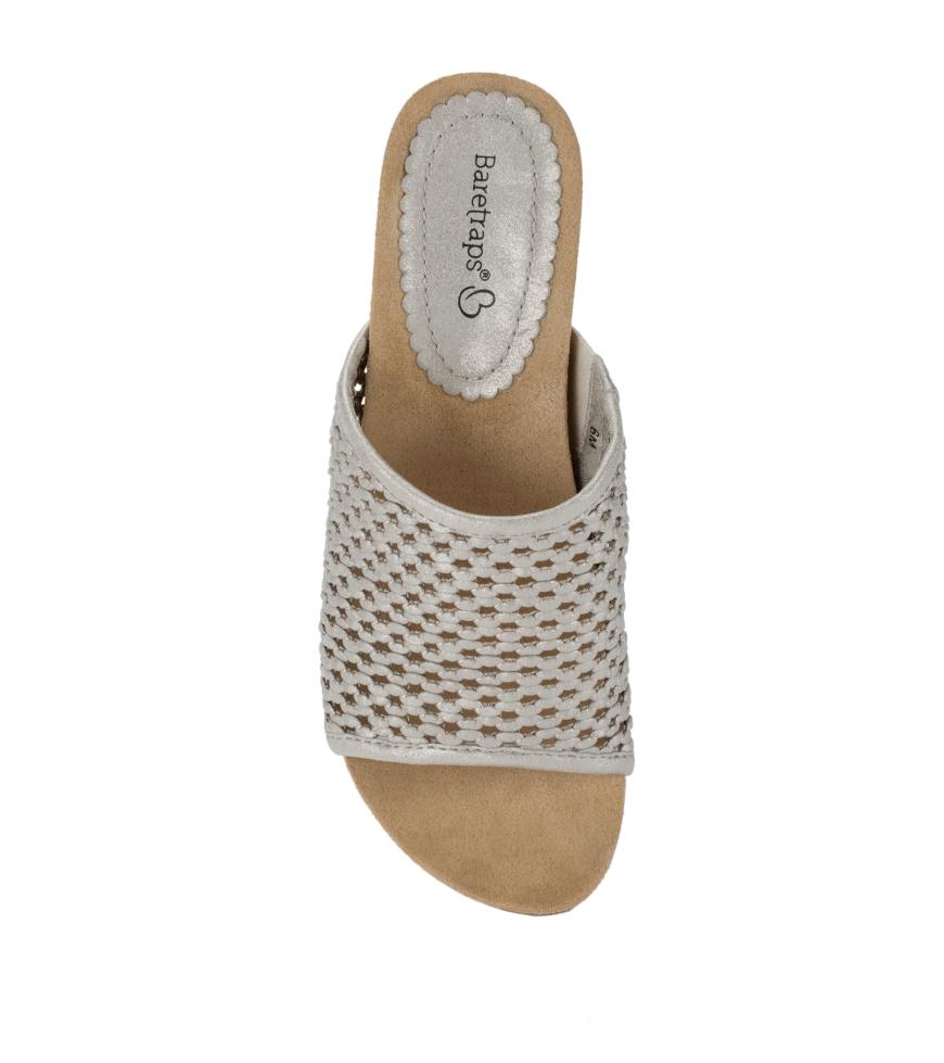Baretraps Wedge Sandals | Women Flossey Wedge Slide Sandal Champagne