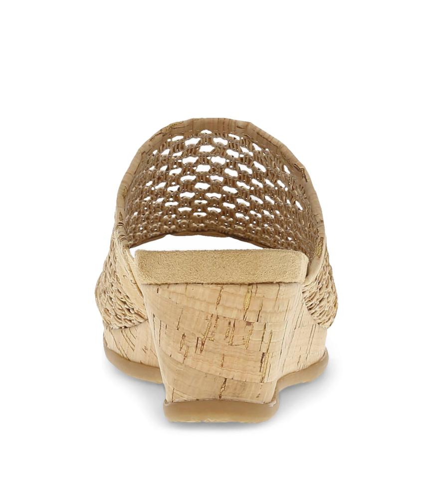 Baretraps Wedge Sandals | Women Flossey Wedge Slide Sandal Natural Cork
