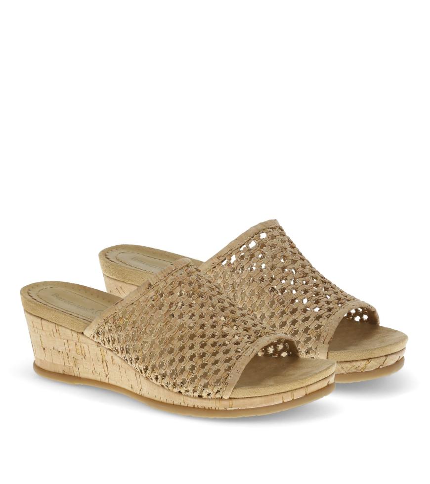 Baretraps Wedge Sandals | Women Flossey Wedge Slide Sandal Natural Cork