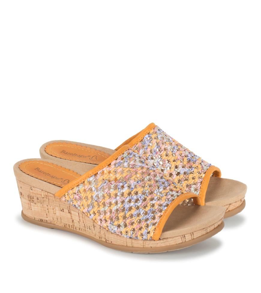 Baretraps Wedge Sandals | Women Flossey Wedge Slide Sandal Sun Multi Floral