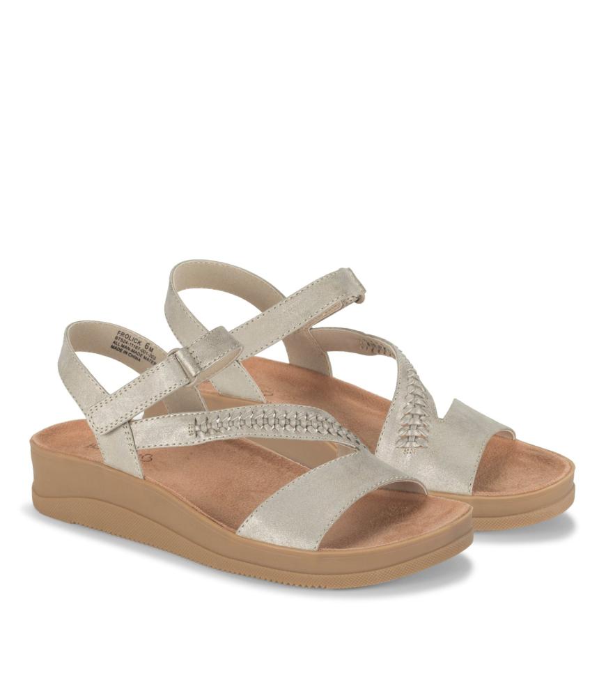 Baretraps Wedge Sandals | Women Frolick Wedge Sandal Champagne