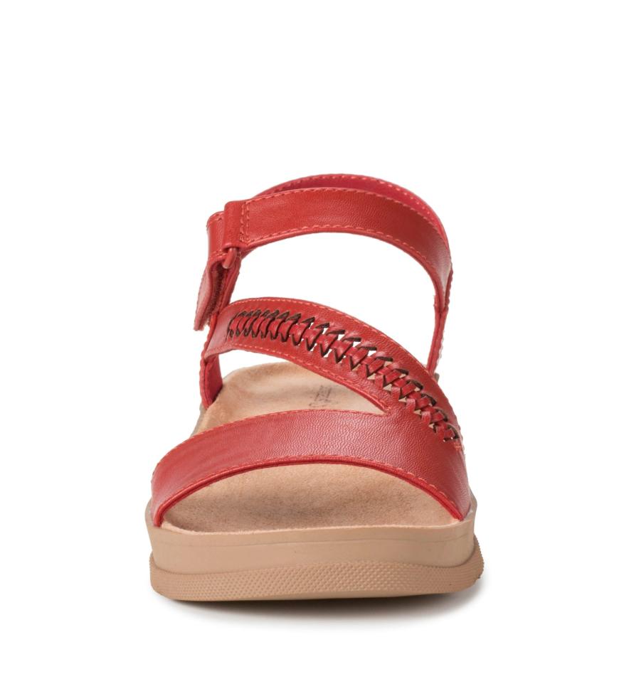 Baretraps Wedge Sandals | Women Frolick Wedge Sandal Cherry Red