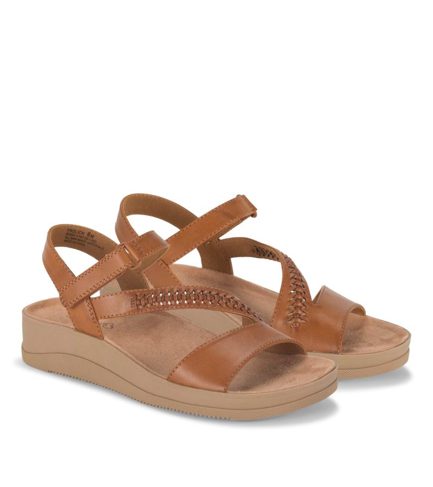 Baretraps Wedge Sandals | Women Frolick Wedge Sandal Dark Caramel