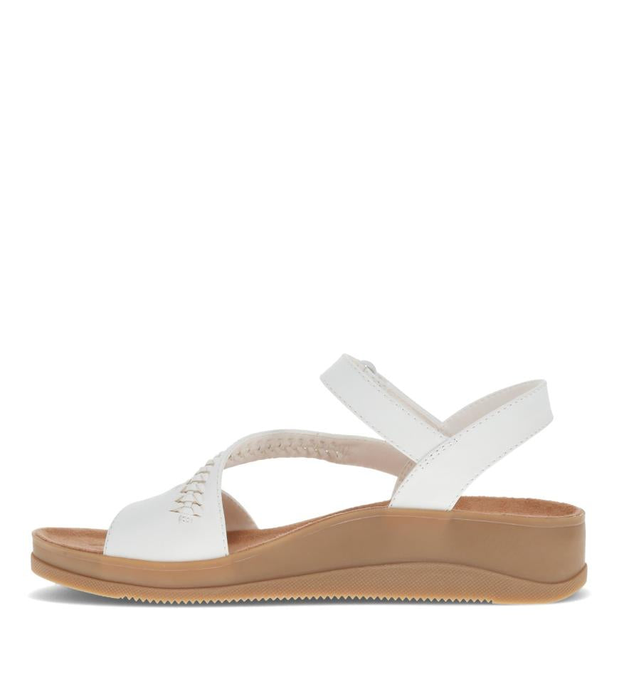 Baretraps Wedge Sandals | Women Frolick Wedge Sandal White