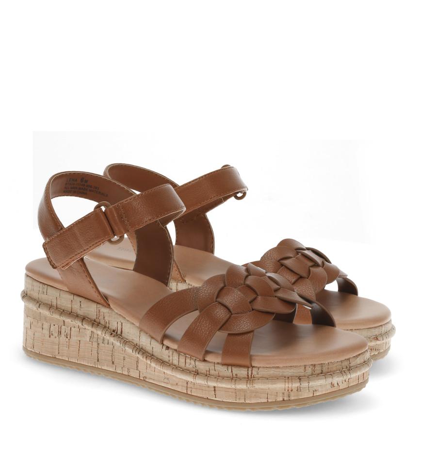 Baretraps Wedge Sandals | Women Lena Wedge Sandal Dark Beechnut