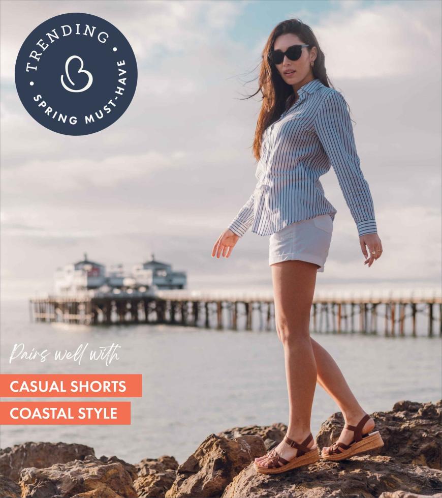 Baretraps Wedge Sandals | Women Lena Wedge Sandal Dark Beechnut