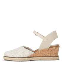 Baretraps Wedge Sandals | Women Ocean Closed Toe Wedge Sandal Natural