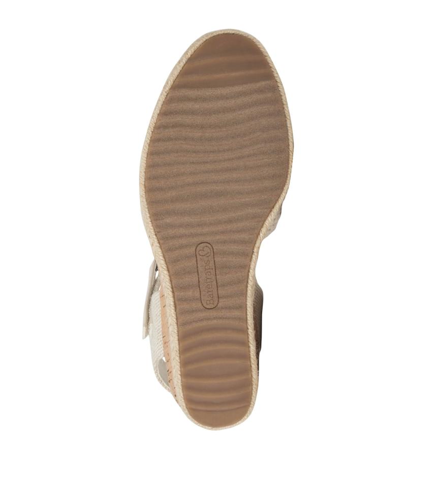 Baretraps Wedge Sandals | Women Ocean Closed Toe Wedge Sandal Natural