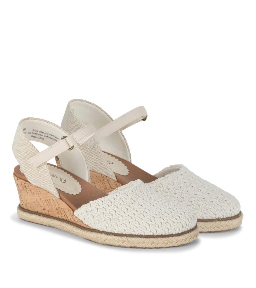 Baretraps Wedge Sandals | Women Ocean Closed Toe Wedge Sandal Natural