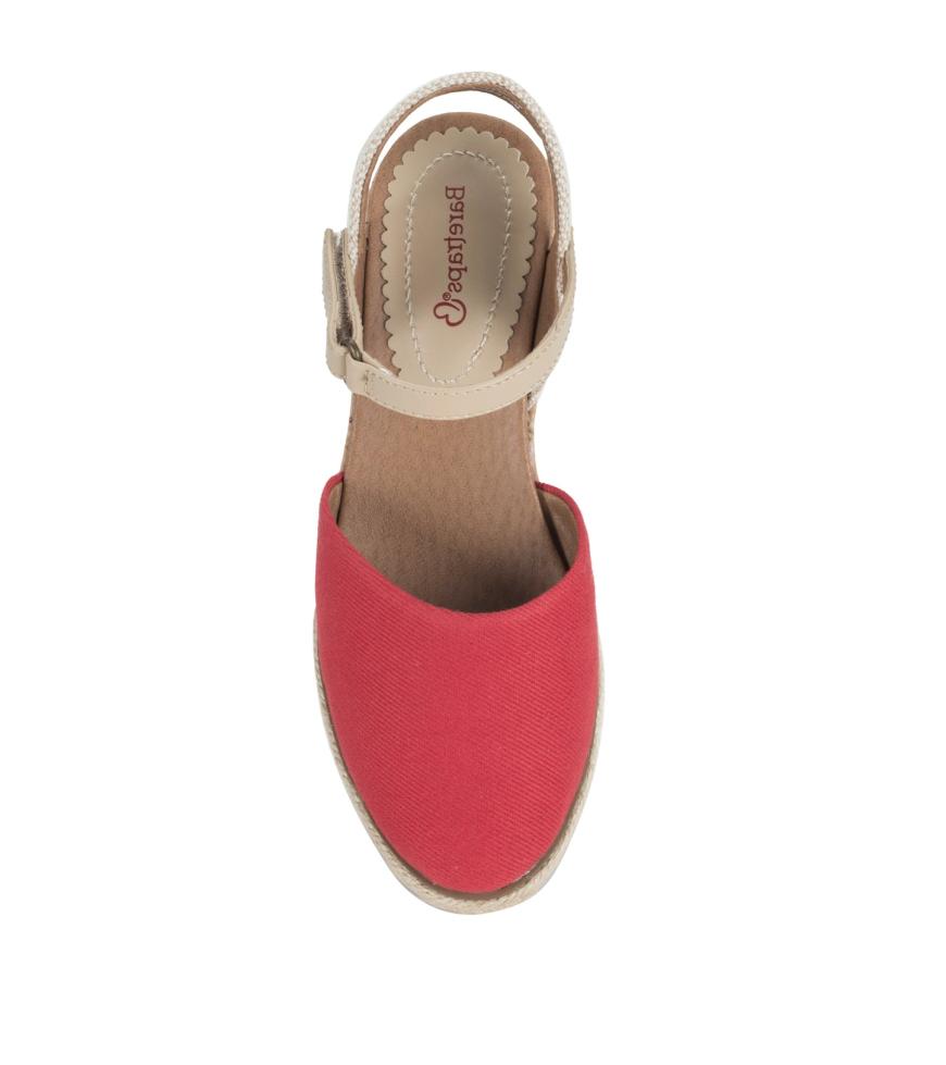 Baretraps Wedge Sandals | Women Ocean Closed Toe Wedge Sandal Red