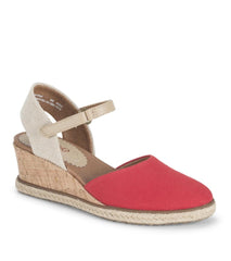 Baretraps Wedge Sandals | Women Ocean Closed Toe Wedge Sandal Red