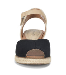Baretraps Wedge Sandals | Women Odetta Espadrille Wedge Sandal Black Canvas