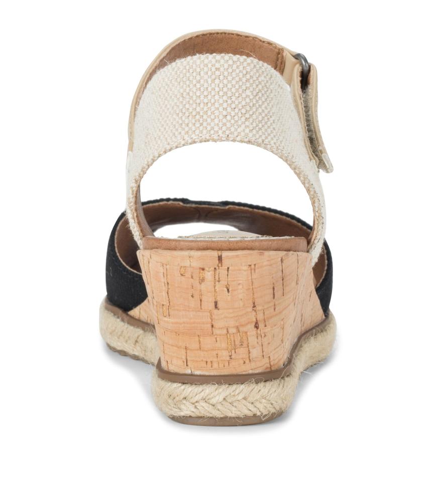 Baretraps Wedge Sandals | Women Odetta Espadrille Wedge Sandal Black Canvas