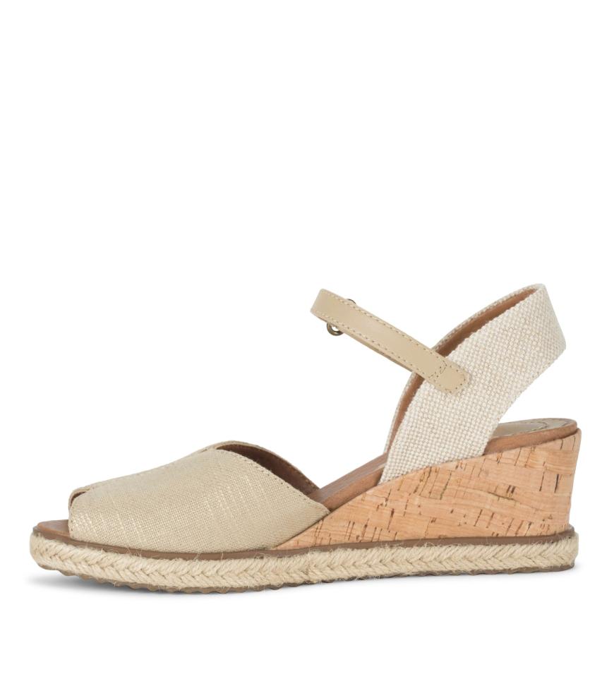 Baretraps Wedge Sandals | Women Odetta Espadrille Wedge Sandal Light Gold