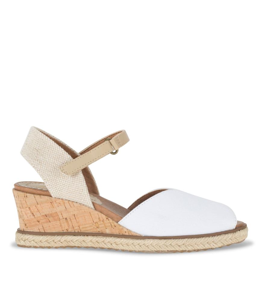 Baretraps Wedge Sandals | Women Odetta Espadrille Wedge Sandal White Canvas