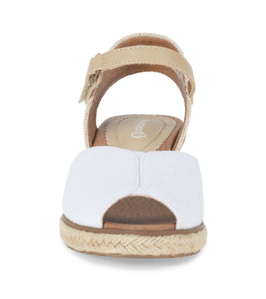 Baretraps Wedge Sandals | Women Odetta Espadrille Wedge Sandal White Canvas
