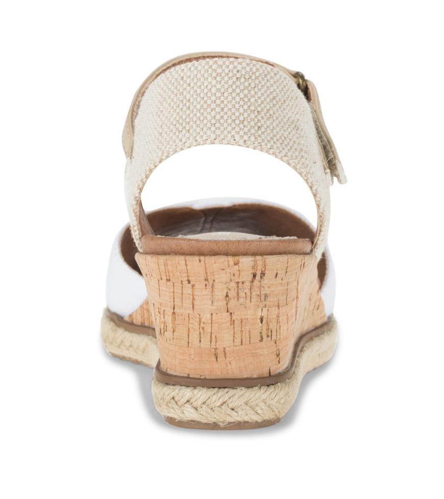 Baretraps Wedge Sandals | Women Odetta Espadrille Wedge Sandal White Canvas