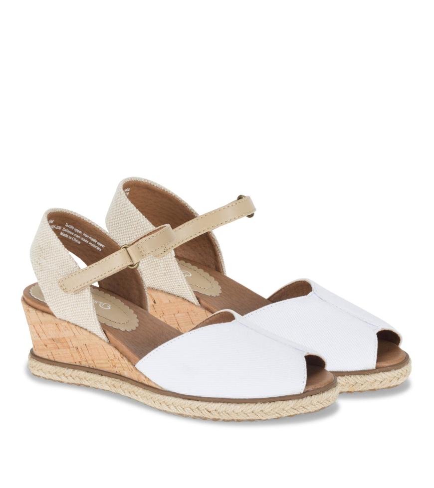 Baretraps Wedge Sandals | Women Odetta Espadrille Wedge Sandal White Canvas