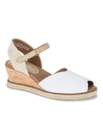 Baretraps Wedge Sandals | Women Odetta Espadrille Wedge Sandal White Canvas