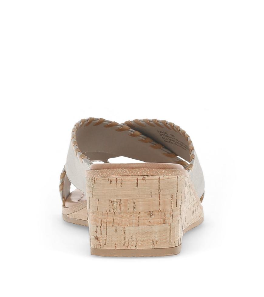 Baretraps Wedge Sandals | Women Paige Wedge Sandal Champagne Canvas