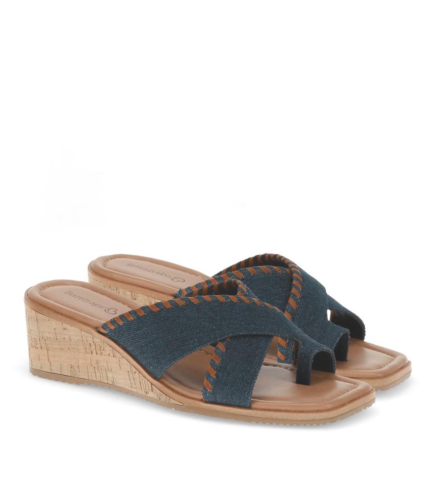 Baretraps Wedge Sandals | Women Paige Wedge Sandal Dark Denim