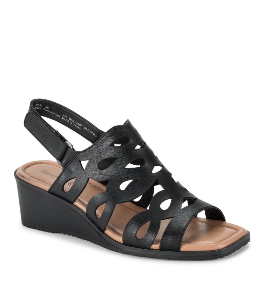 Baretraps Wedge Sandals | Women Pearl Wedge Sandal Black