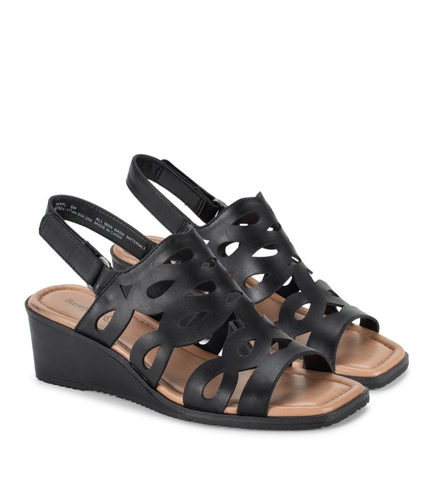 Baretraps Wedge Sandals | Women Pearl Wedge Sandal Black