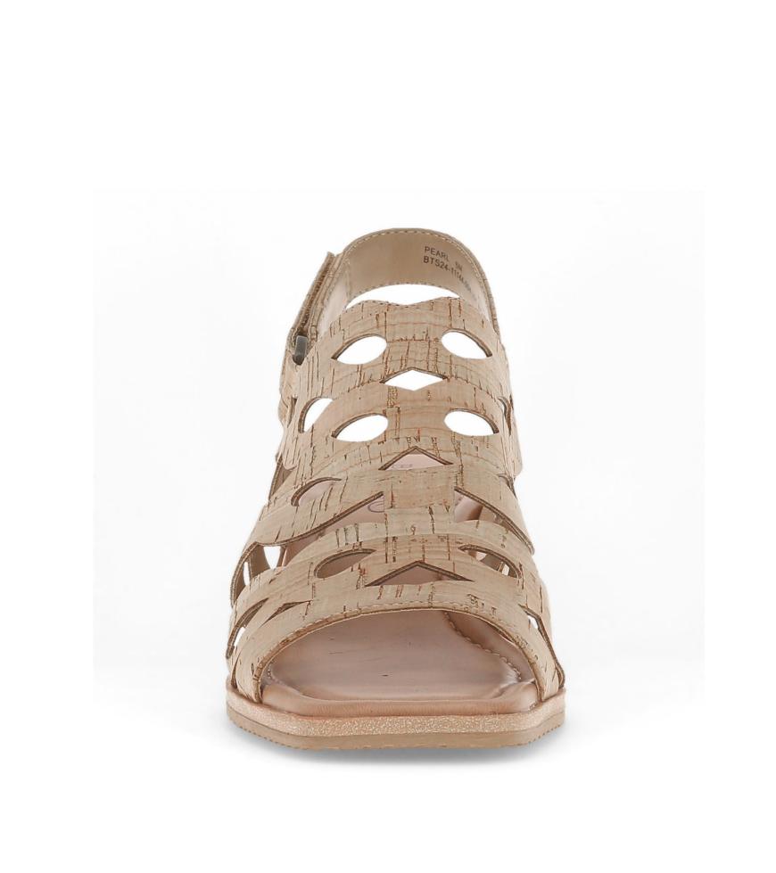 Baretraps Wedge Sandals | Women Pearl Wedge Sandal Natural Cork