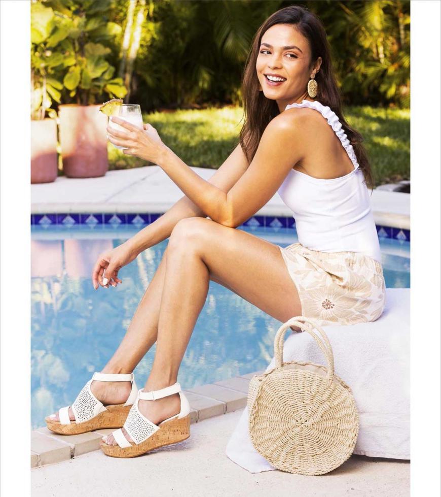 Baretraps Wedge Sandals | Women Raisie Wedge Sandal Cream