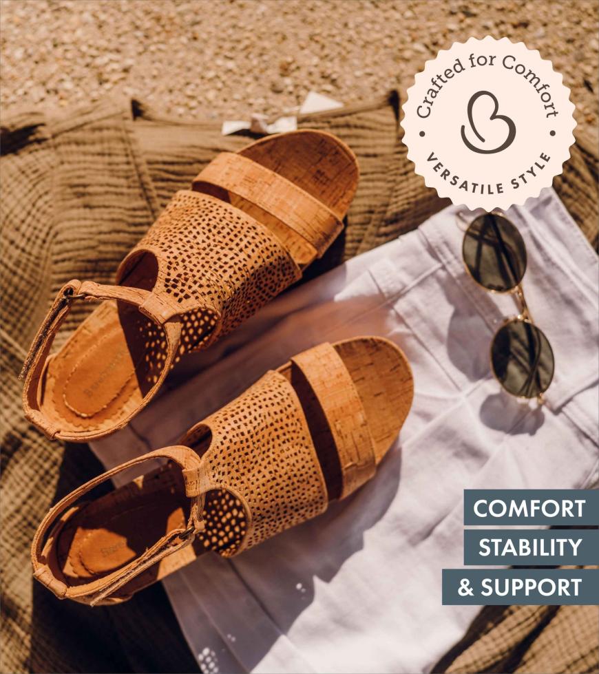 Baretraps Wedge Sandals | Women Raisie Wedge Sandal Natural Cork