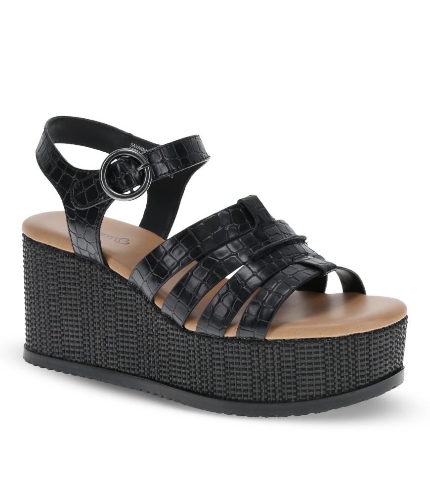 Baretraps Wedge Sandals | Women Savannah Wedge Sandal Black