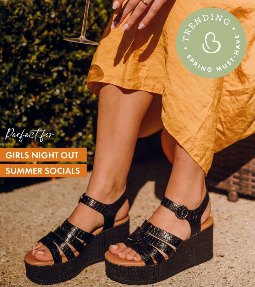 Baretraps Wedge Sandals | Women Savannah Wedge Sandal Black