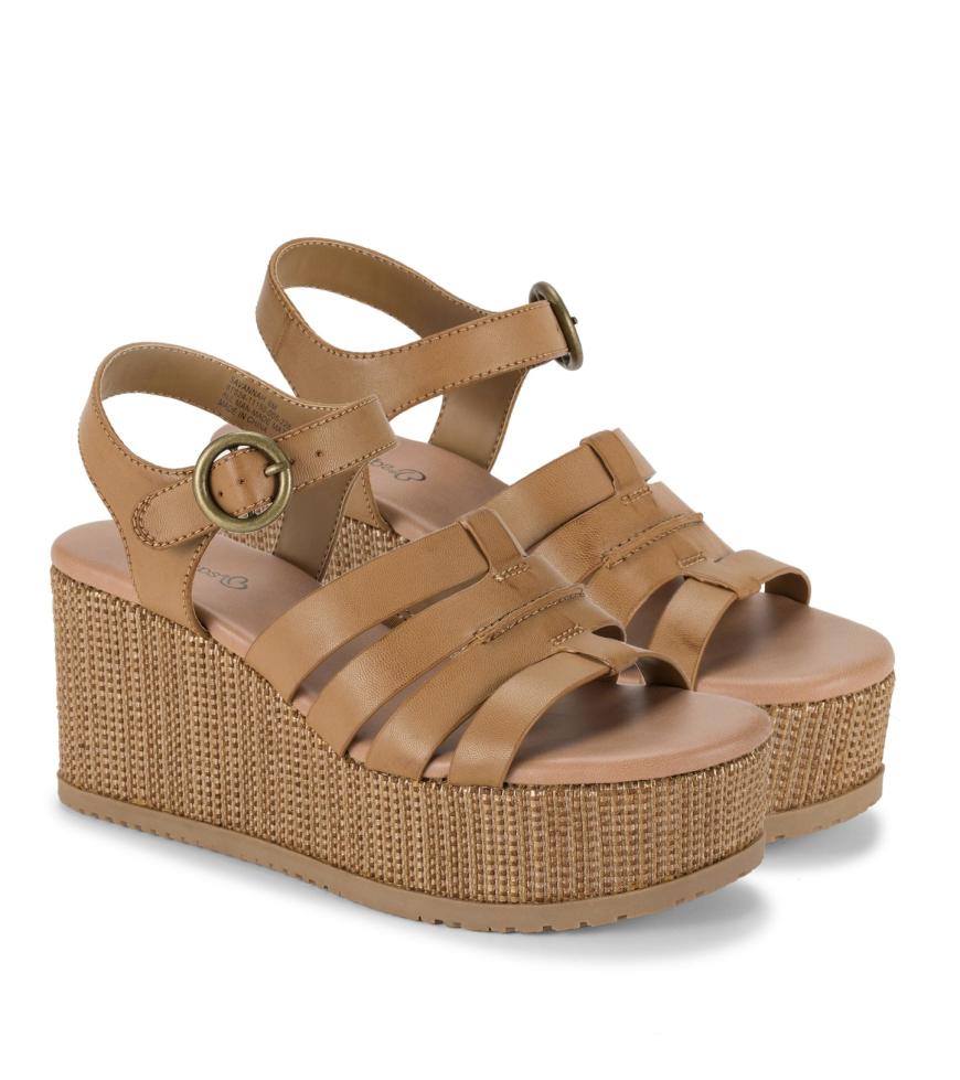 Baretraps Wedge Sandals | Women Savannah Wedge Sandal Caramel