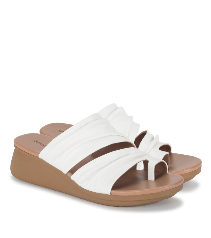 Baretraps Wedge Sandals | Women Venus Slide Sandal White