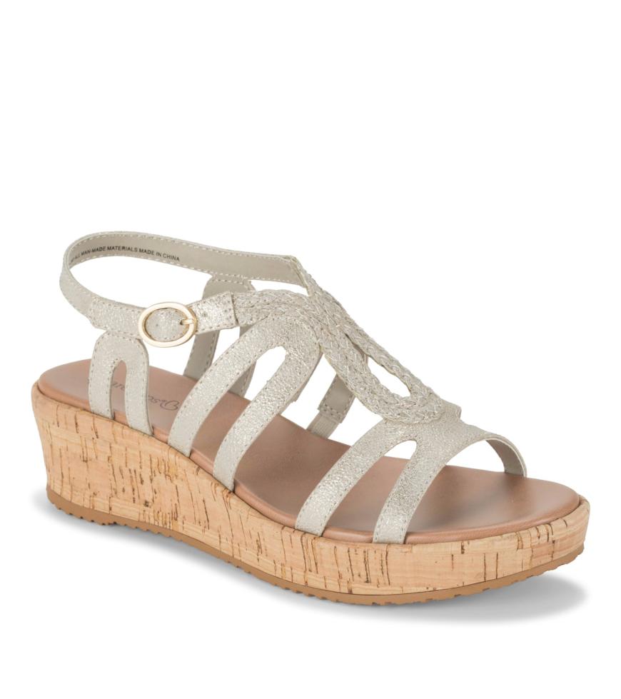 Baretraps Wedge Sandals | Women Wilma Wedge Sandal Champagne