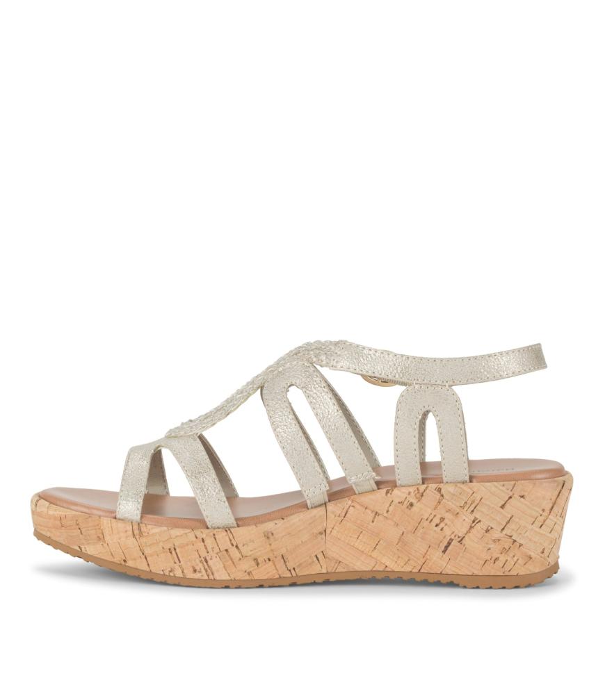 Baretraps Wedge Sandals | Women Wilma Wedge Sandal Champagne