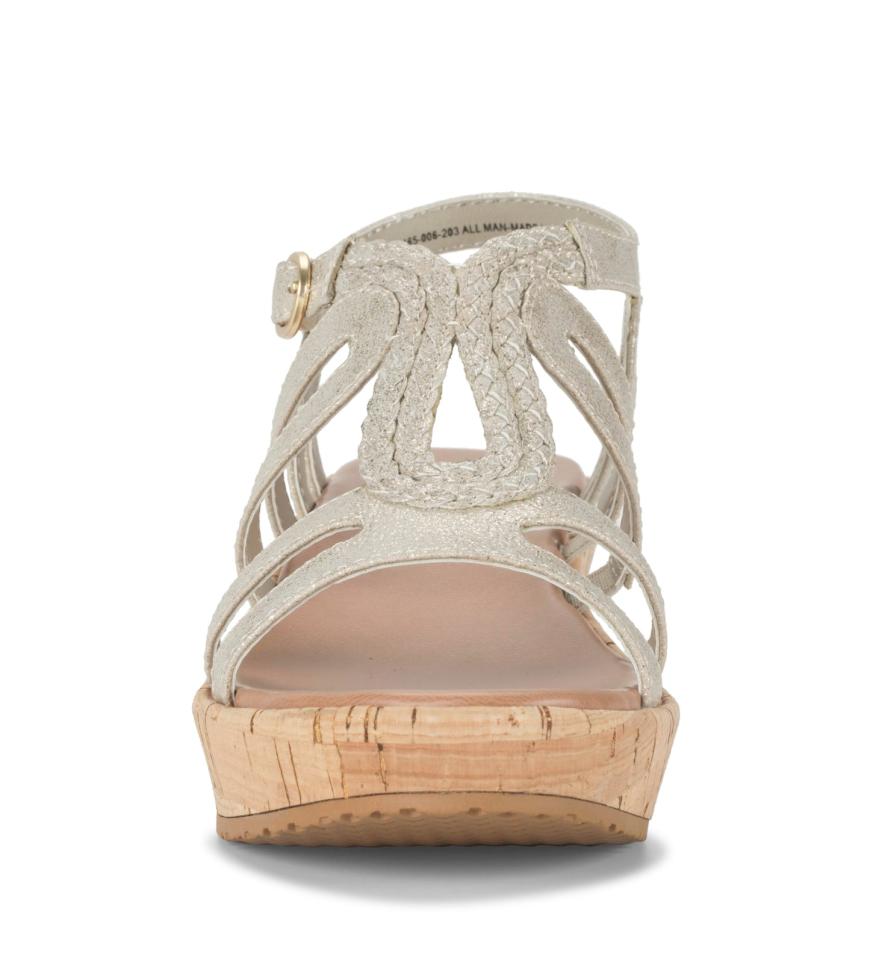 Baretraps Wedge Sandals | Women Wilma Wedge Sandal Champagne