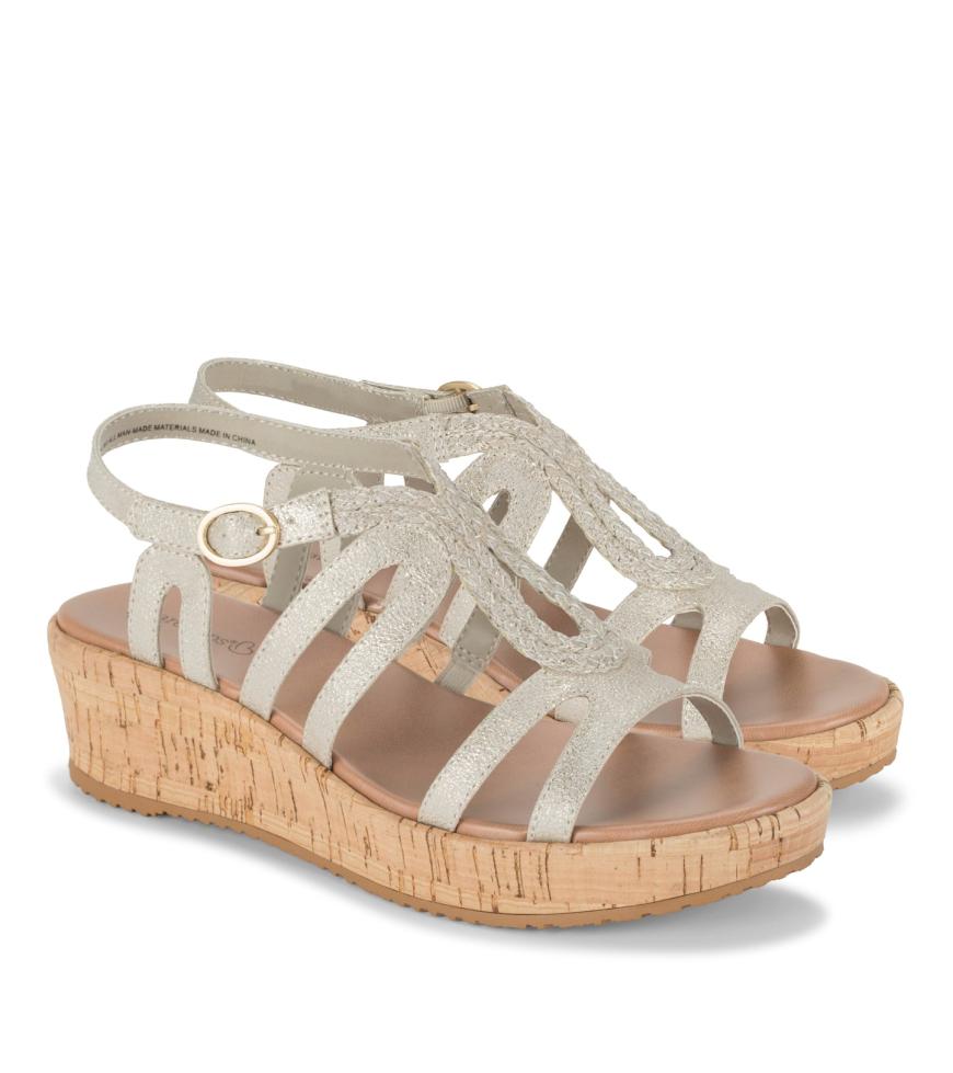 Baretraps Wedge Sandals | Women Wilma Wedge Sandal Champagne
