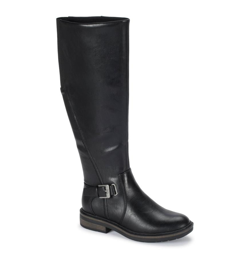Baretraps Wide Calf Boots | Women Autumn Wide Calf Riding Boot Black