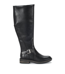 Baretraps Wide Calf Boots | Women Autumn Wide Calf Riding Boot Black