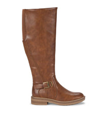 Baretraps Wide Calf Boots | Women Autumn Wide Calf Riding Boot Cognac