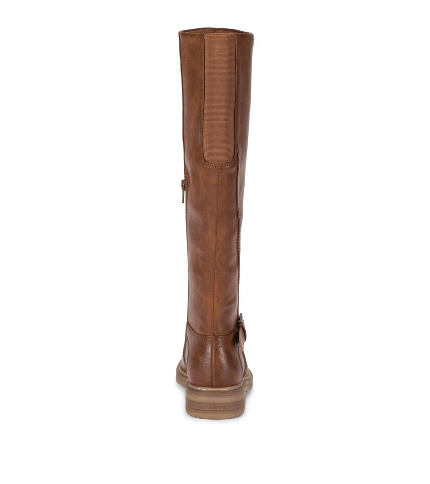 Baretraps Wide Calf Boots | Women Autumn Wide Calf Riding Boot Cognac