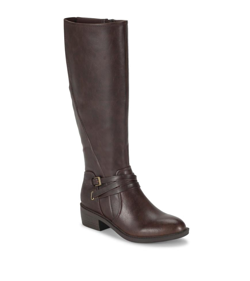 Baretraps Wide Calf Boots | Women Stratford Wide Calf Riding Boot Dark Brown