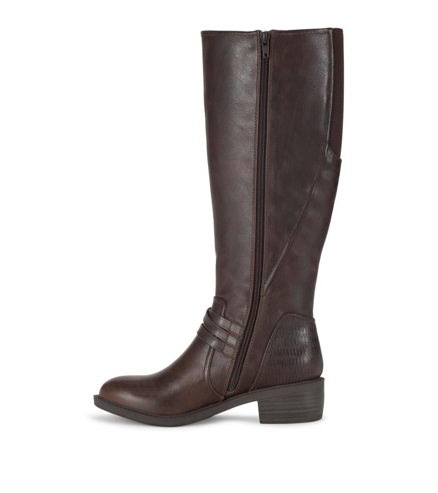 Baretraps Wide Calf Boots | Women Stratford Wide Calf Riding Boot Dark Brown